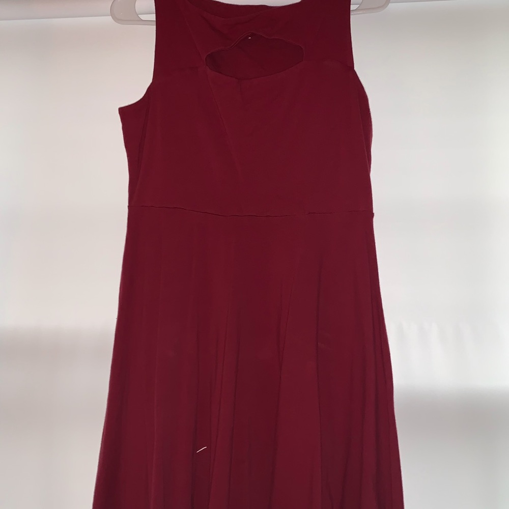 Maroon dress